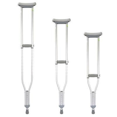 Extension-Type Adjustable Crutch Aluminum Alloy Walking Crutches