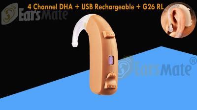 New Mini Digital Hearing Aid 16 Channel Bands and Lithium Ion Battery