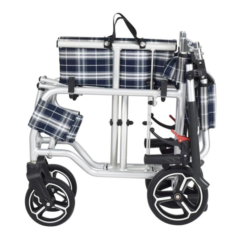 Good Quality Lightweight Folding Manual Wheelchair for Patients