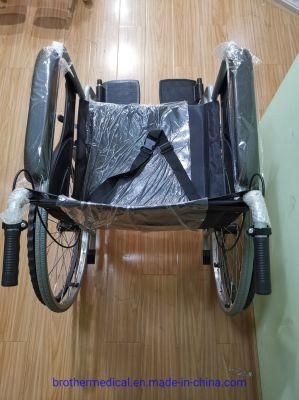 Basic Economy Steel Fs809 Manual Folding Wheel Chair