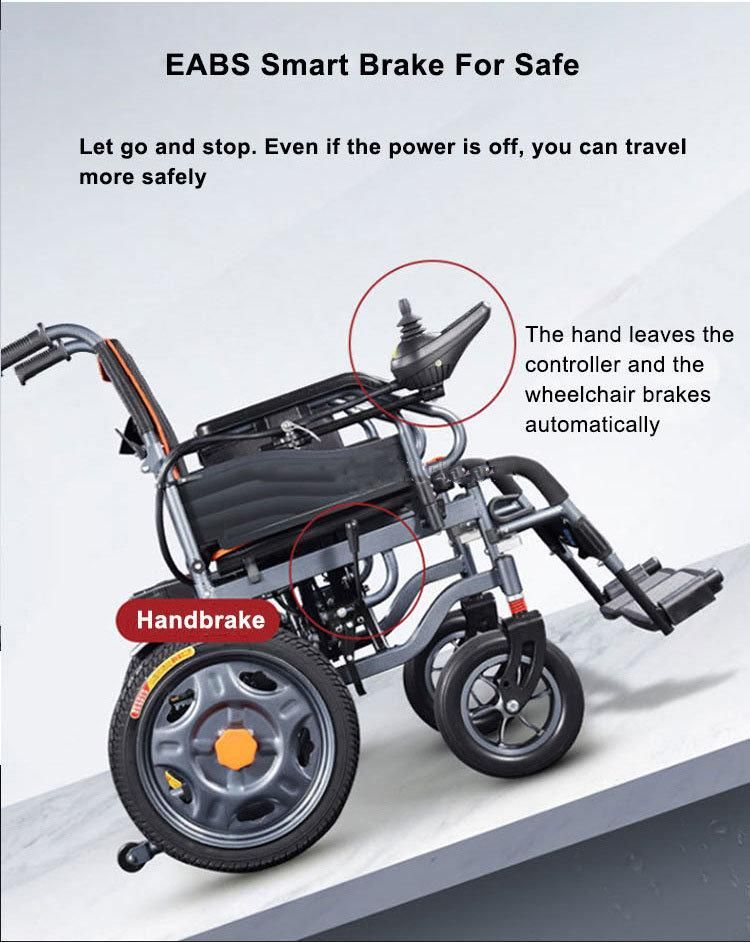 CE Approved Aluminium Alloy Folding Scooter Disabled Aluminum Medical Equipment Electric Power Wheelchair Manufacture