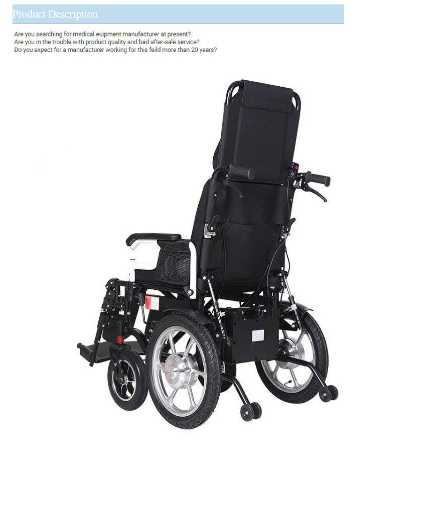 Simple Hot Selling Electric Travel Wheelchair for The Elderly Light Folding Electric Wheelchair