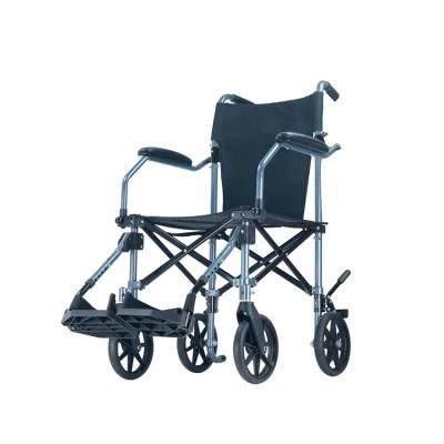 Travel Transit Folding Luggable Cheap Price Wheelchair for Handicapped