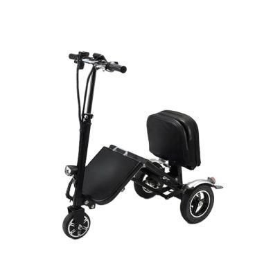 Alumium Chair Frame Electric Scooter with Three Wheeler and Four Wheeler Grocery Shopping