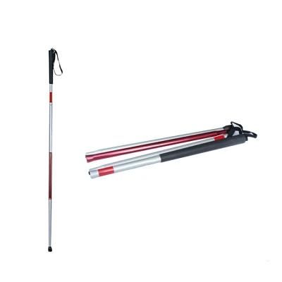 Topmedi Aluminum Cane Easy Folding Walking Sticks for Blind