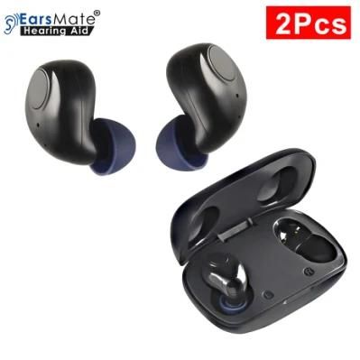 New Portable in Ear Rechargeable Cic Hearing Aids 2PCS Earsmate G18