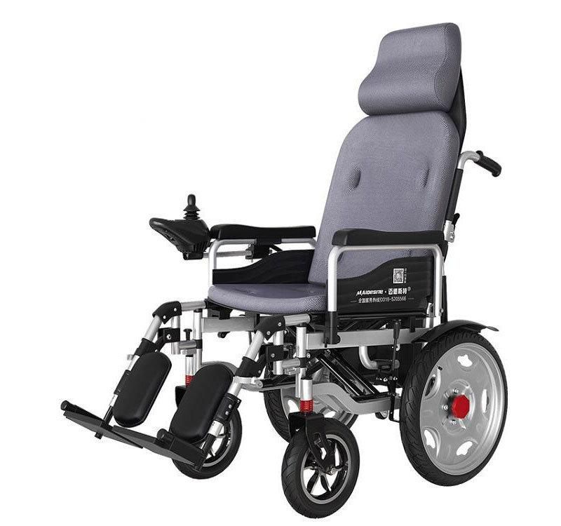 Medical High Quality Medical Care Equipment Multifunctional Electric Wheelchair Folding Design Light Electric Wheelchair