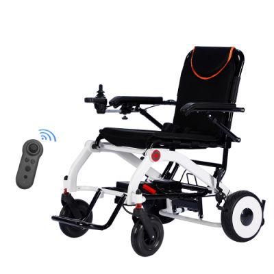 New Foldable Electric Wheelchair Aluminum Lightweight Power Wheel Chair with Lithium Battery