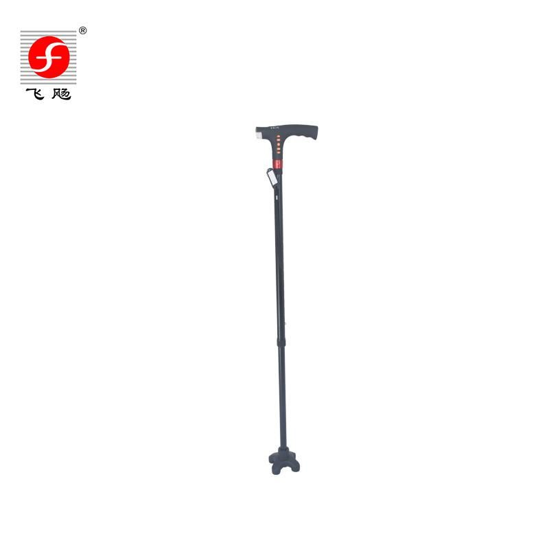 Multifunctional Smart Walking Stick Aluminum Outdoor for The Elderly with LED Light & Radio