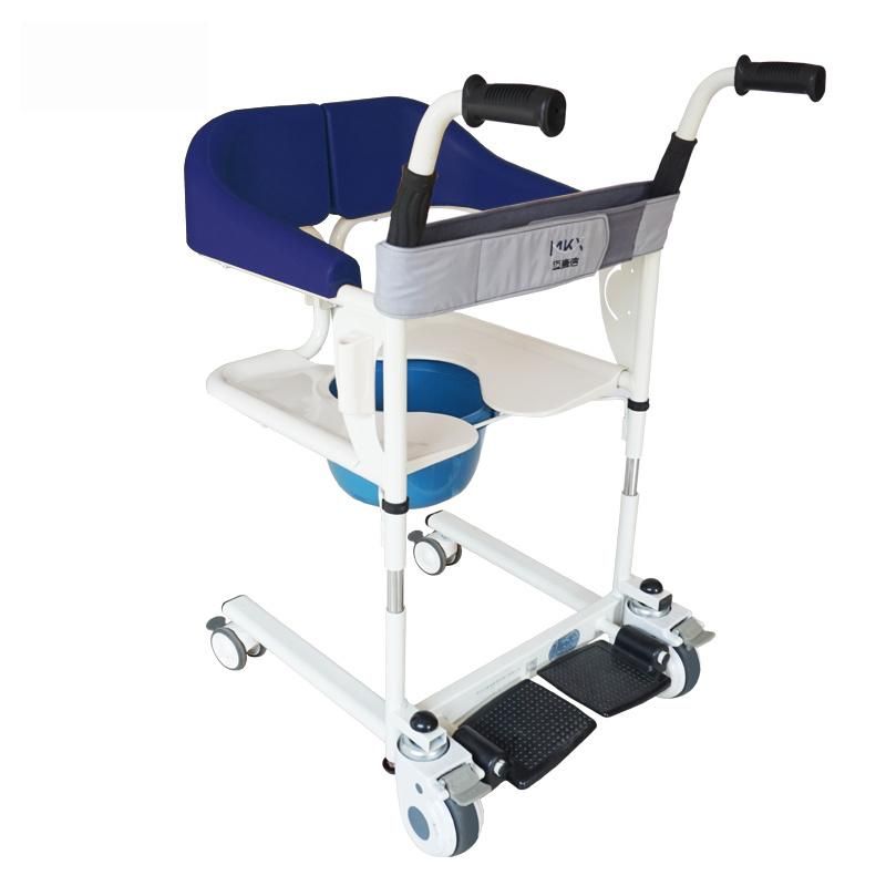 Medical Commode Bath Wheelchair for Elderly