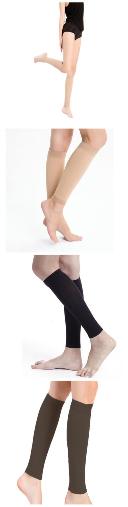 Medical Graduated Calf Compression Sleeve Leg Sleeve for Varicose Veins