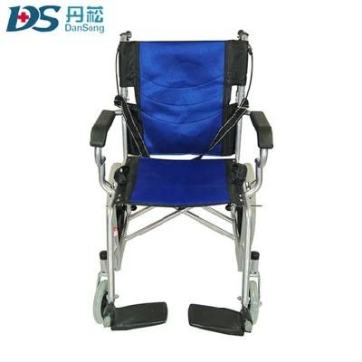 Wholesale Popular Hospital Furniture Steel Manual Foldable Wheelchair