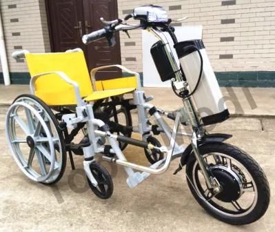 Hot Sale Christmas Promotion Product Electric Power Drive Handcycle Trike Wheelchair Trailer