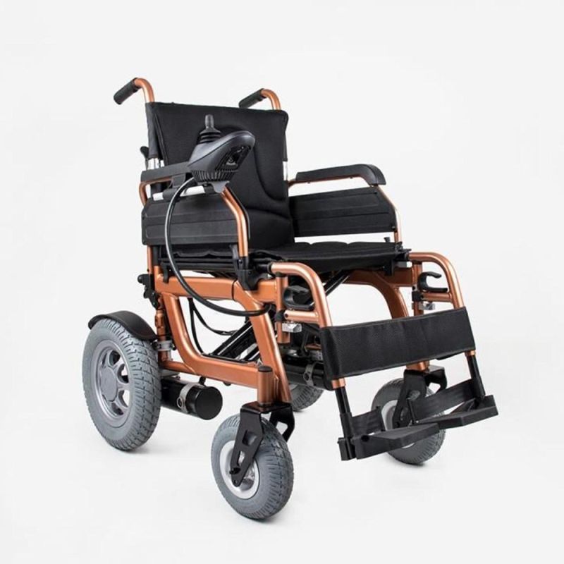 Heavy Duty Handicapped Equipment Outdoor Powered Motorized Folding Electric Wheelchair