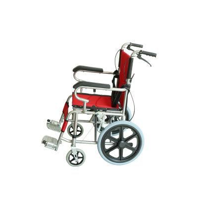 Rehabilitation Therapy Supplies Manufacturer Disabled Aluminum Folding Manual Wheelchair