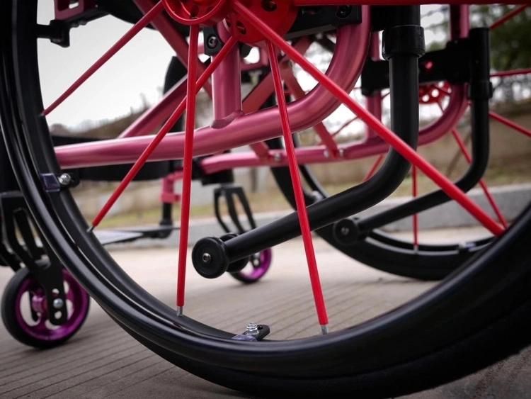 24 Inch Big Wheels Sport Travel Wheelchair