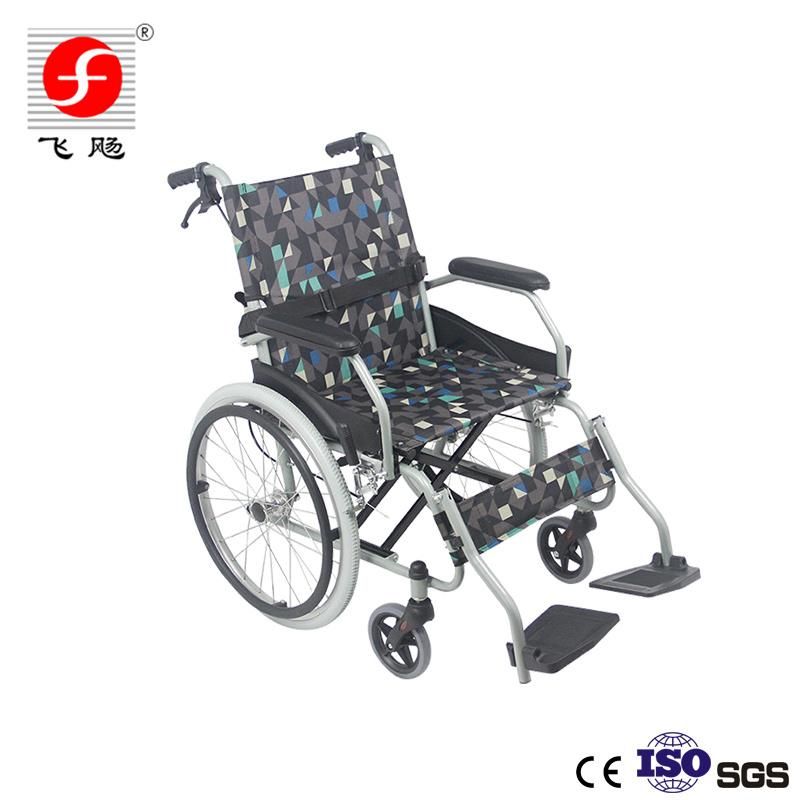 Medical Foldable Lightweight Manual Steel Wheelchair