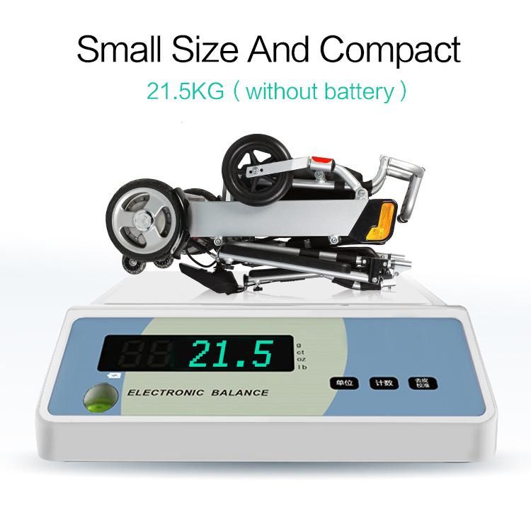 Jbh Folding Electric Wheelchair with Lithim Battery D05