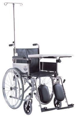 Medical Multifunction Standard Wheelchair with Detachabel Armrest and Footrest 8inch Front Castor Seat with 18inch Seat Width Wheel Chair