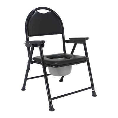 Portable Hospital Toilet Chair Commode with Bedpan