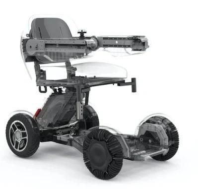 360 Turning Wheels Disabled Wheel Chair Limited Space Using Electric Scooter Mobility