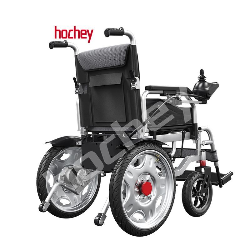 Hochey Medical Heavy Duty Aluminum Alloy Mobility Wheel Chair Battery Electric Sport Reclining Wheelchair for Adults