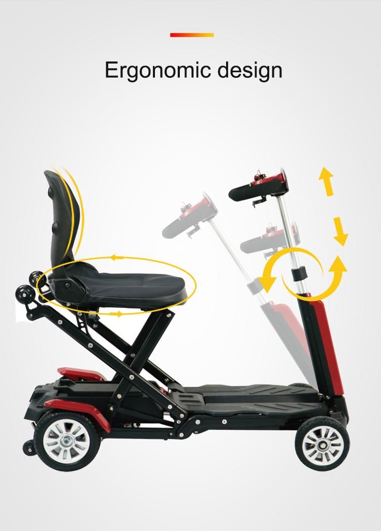 Small Indoor Outdoor Electric Motorized Wheelchair for Sale