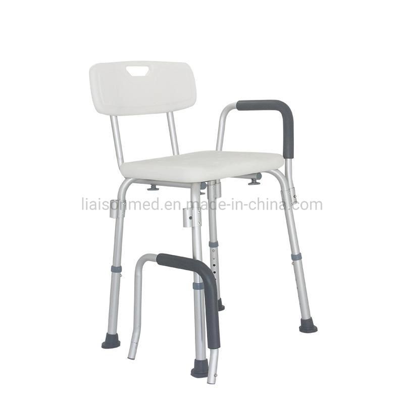 Mn-Xzy002 Medical Equipment Adjustable Lightweight Anti-Skid Commode Chair