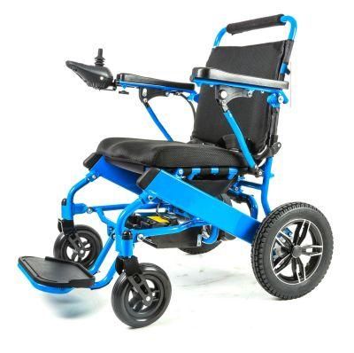 New Foldable Electric Wheelchair Aluminum Lightweight Power Wheel Chair