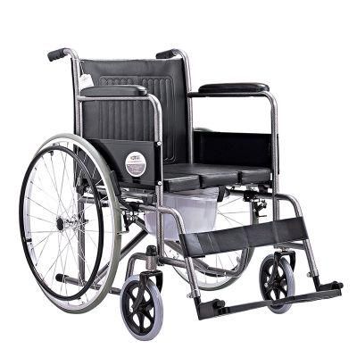 Standard Economy Aluminum Steel Folding Manual Wheelchair