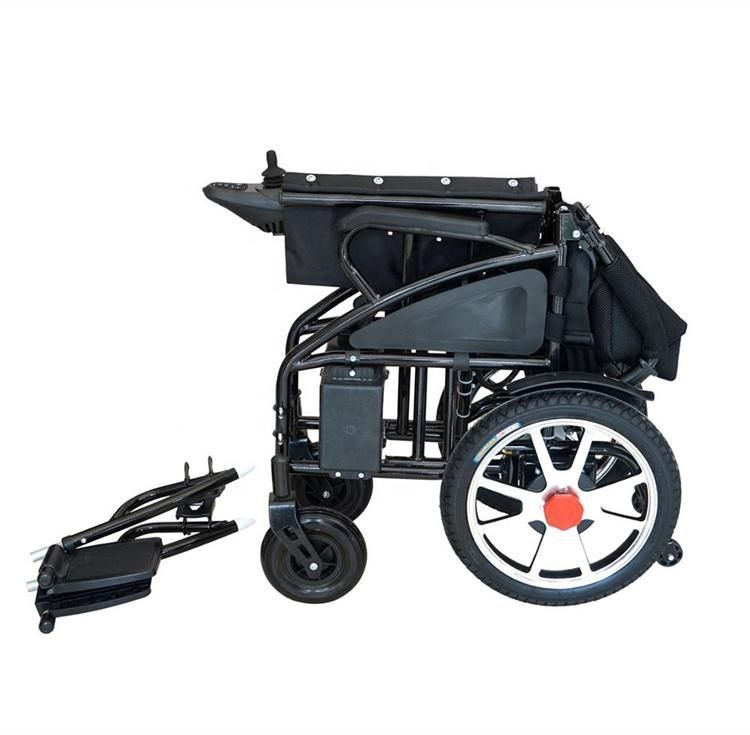 Factory Lightweight Cheap Price Foldable Electric Wheelchair for Disabled People