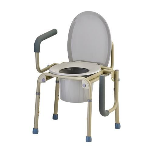 Commoda Chair Steel Drop-Arm Commode