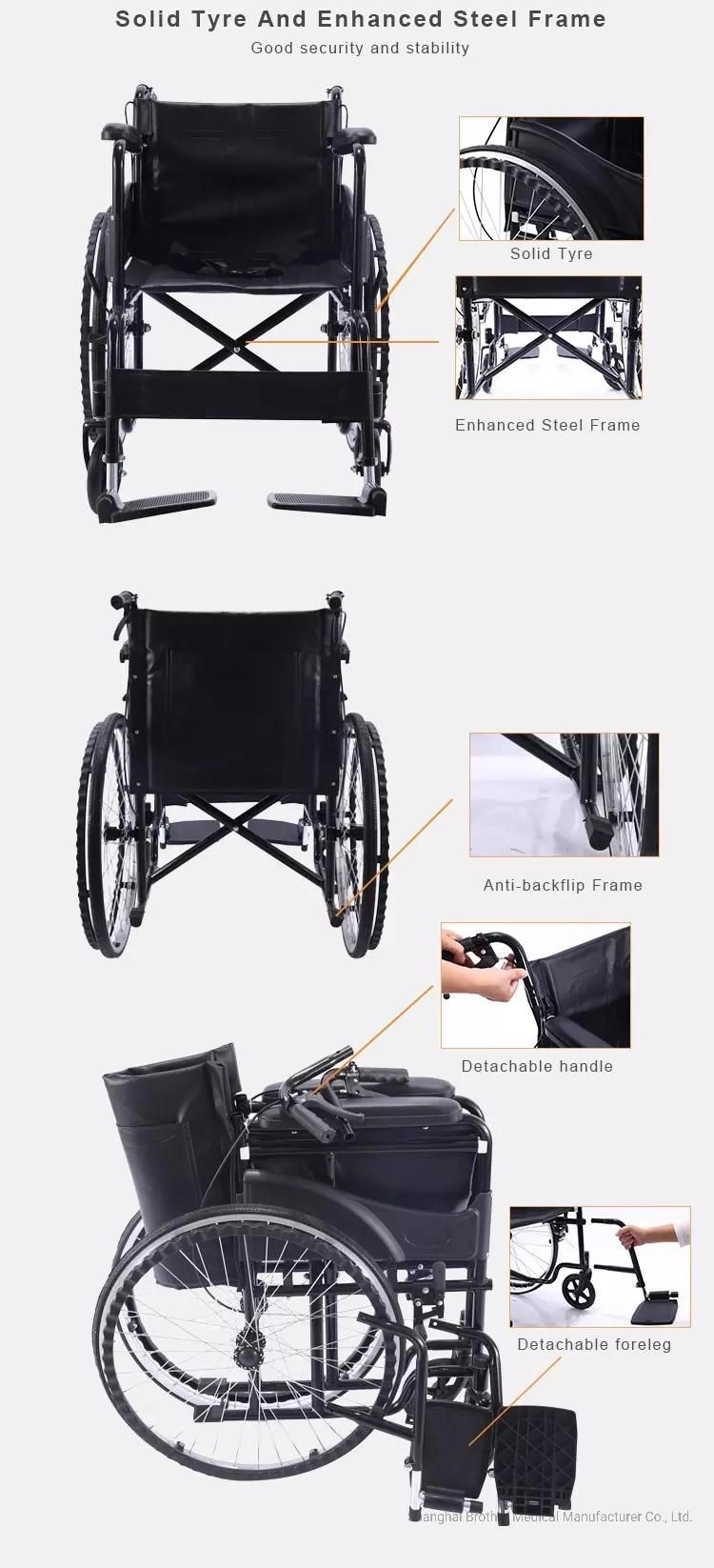 Cheapest Handicapped Folding Power Electric Wheelchair for Disabled (BME4611)