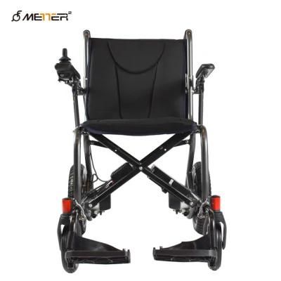 Elderly Folding Travel Eletrica Electric Wheel Chairs with Recline Back