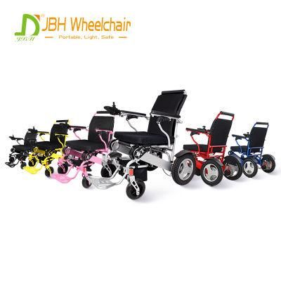 Electric Wheelchair Power Wheel Chair Lightweight Mobility Aid Motorized Folding Ce, FDA