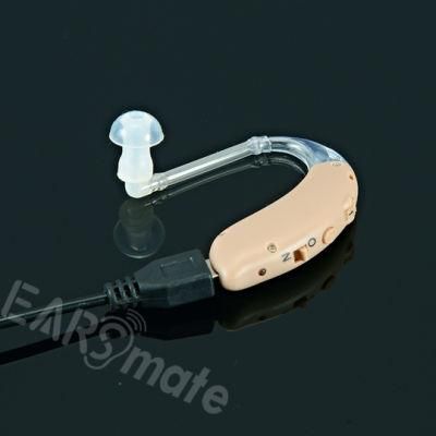 Wireless Open Fit New Rechargeable Hearing Aids Wearing Behind Ear