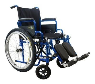 Brother Medical Folding Foldable Wheelchair with All Terrain Tyre Bme4617A