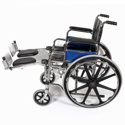 Portable Cheap Lightweight All Terrain Folding Wheelchair for Disabled