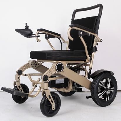 Wheelchair for The Disabled Folding Electroplating Portable Wheelchair