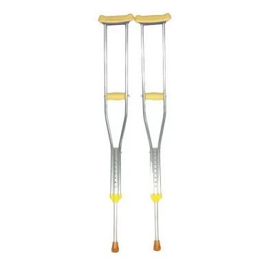 Aluminum Alloy Axillary Double Crutches Walking Sticks for The Elderly Retractable Disabled Hand Crutches for Adults Aluminum Crutches