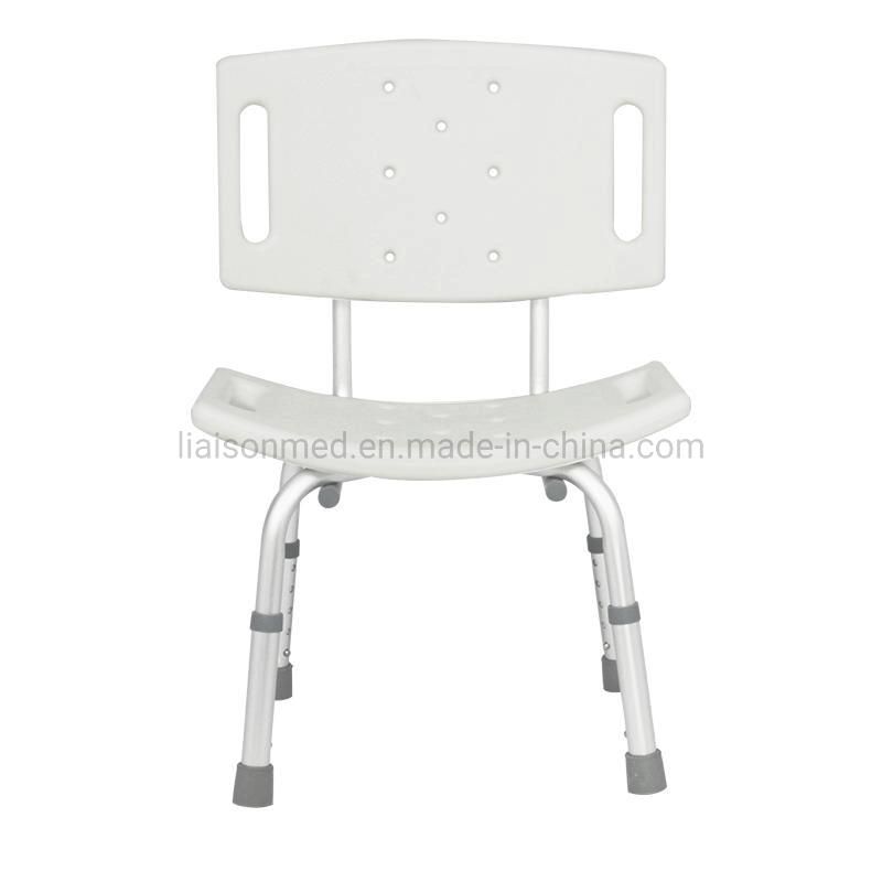 Mn-Xzy001 Manual Adjustable Medical Aluminum Disabled Bathroom Chair