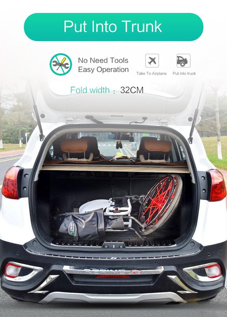 Customized Adjustable Sporty Manual Wheelchair