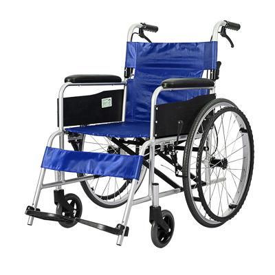 Fashion Aluminium Alloy ISO Approved Topmedi Wheel Chairs Disabled Price Manual Wheelchair Taw701la