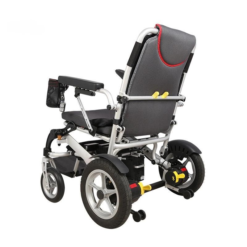 Handicapped Automatic Electric Folding Power Wheelchair with Joystick Controller