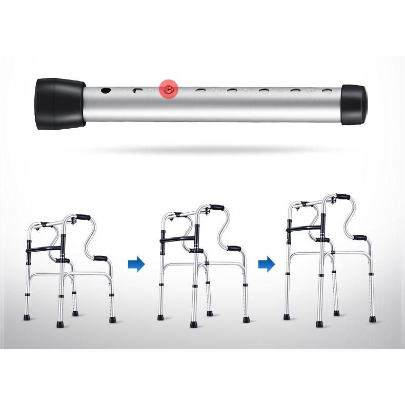 High Quality Aluminium Hot-Selling Walking Aids for Elderly Walker with Casters