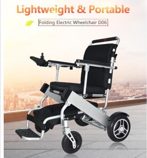 CE TUV Approval Power Wheelchair Electric Wheelchair 120kg Load Capacity