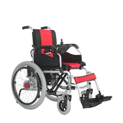 New Product Folding Electric Aluminum Wheelchair for Disabled People