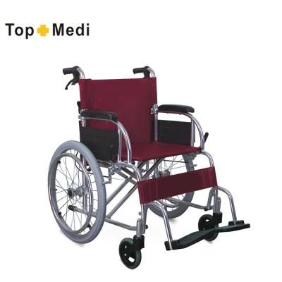 Rehabilitation Portable Aluminum Lightweight Chair Folding Manual Wheelchair