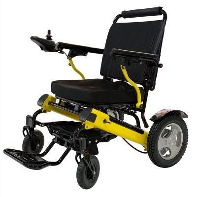 Outdoor Portable Power Handicapped Folding Electric Wheelchair with FDA