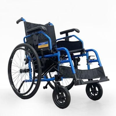 2022 High End New Folding Aluminum Alloy Lightweight Manual Wheelchair